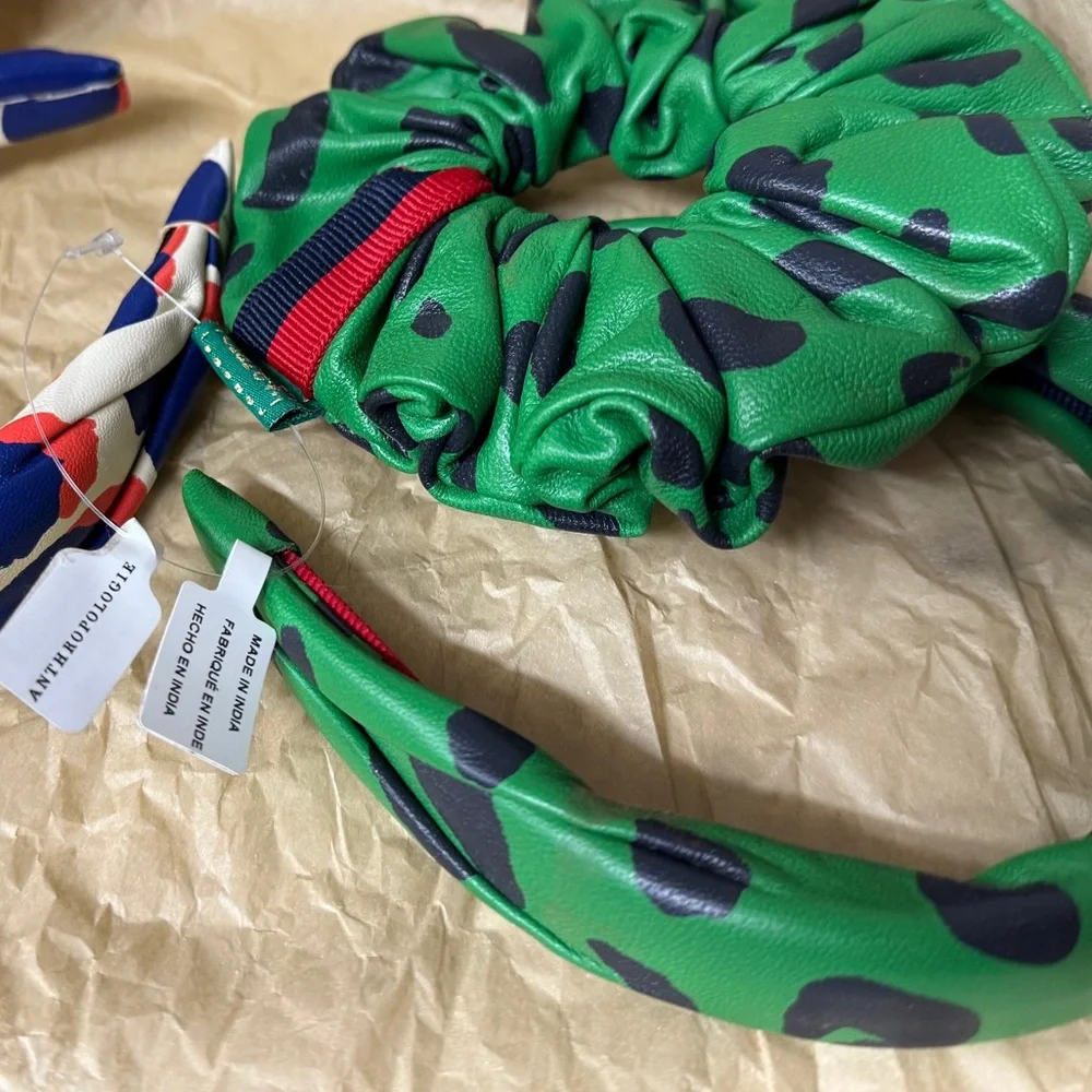LAST ONE✨Clare V x Anthropologie Leather Scrunchie